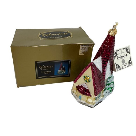 Kurt S. Adler Handcrafted Polonaise Collection Church Ornament 1999 Komozja - Picture 1 of 8